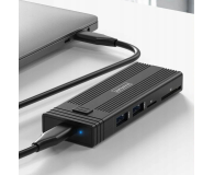Zenwire Obudowa na dysk HUB USB-C 7w1 SSD M.2 NVME PCIE SATA SD - 1604620 - zdjęcie 2